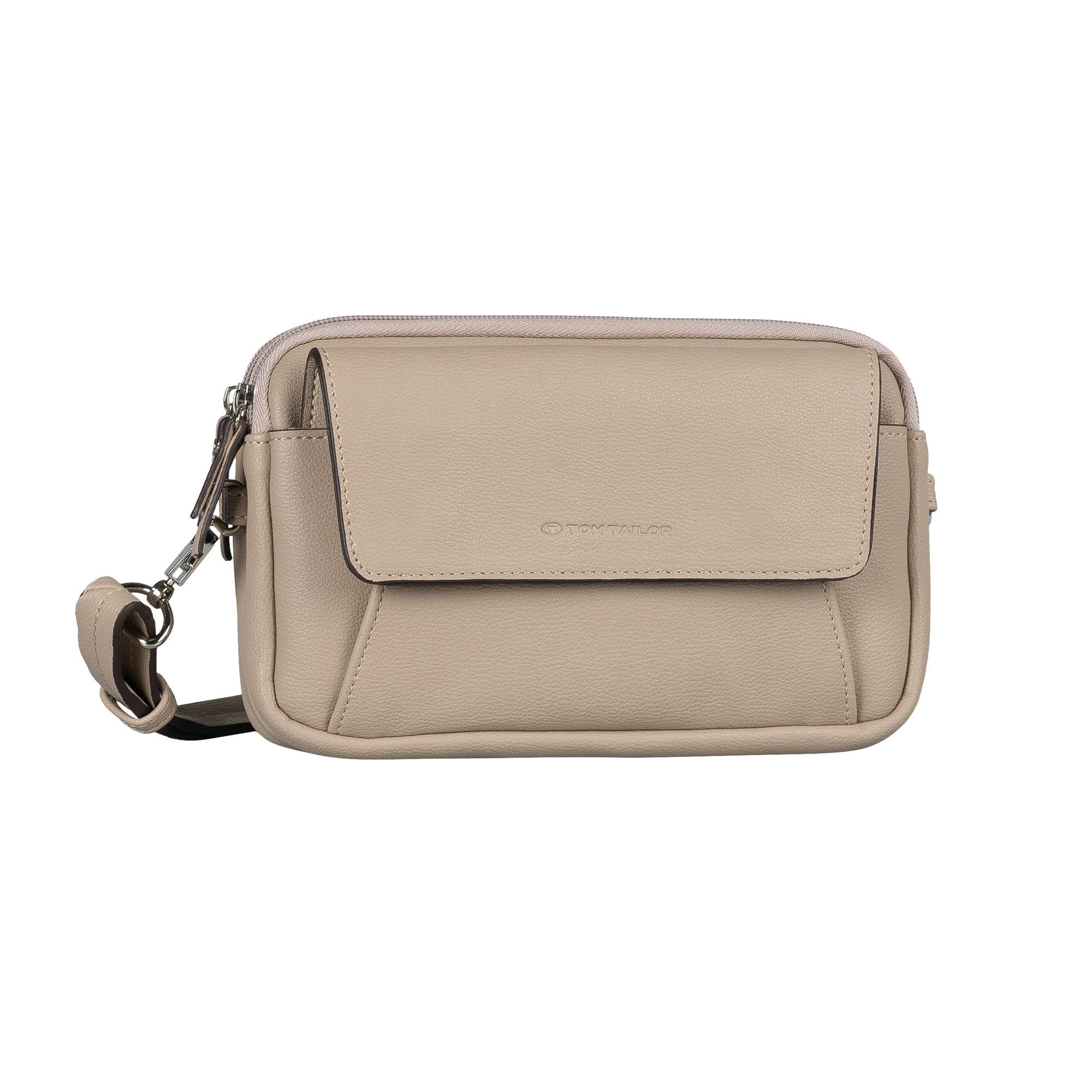 TOM TAILOR Umhängetasche Tilly, aus fein genarbte Lederimitat im Doppelkamm günstig online kaufen