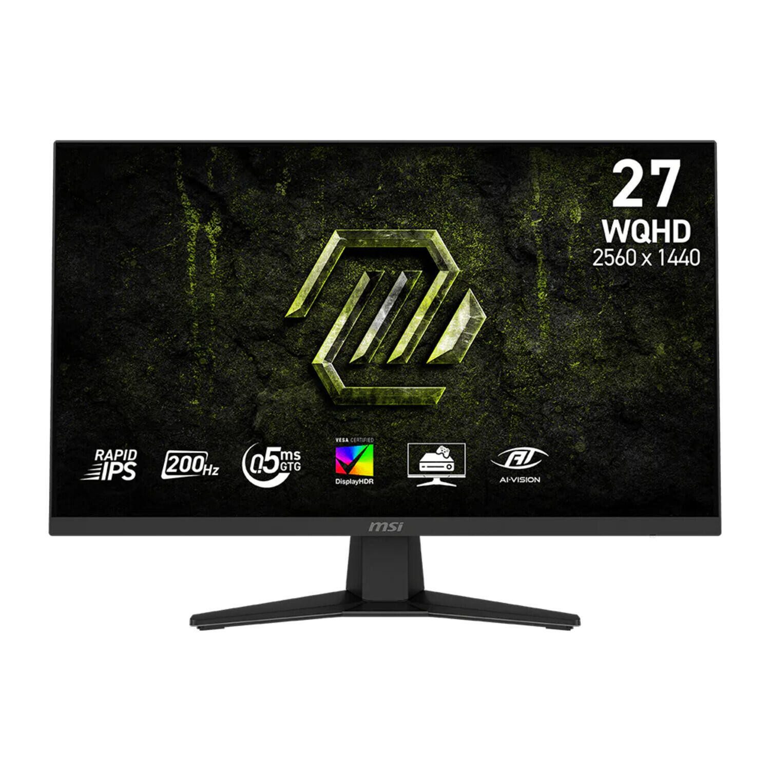 MSI MAG 274QFDE E20 Gaming-LED-Monitor (2560 x 1440, 0,5 ms Reaktionszeit, 200 Hz, IPS Panel)