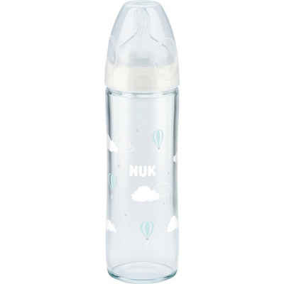 NUK Babyflasche NUK New Classic Glas-Babyflasche, schmaler