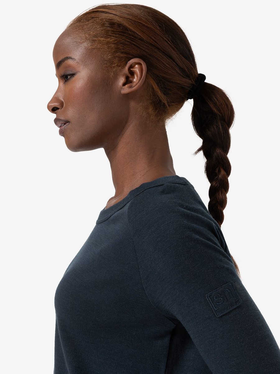 SUPER.NATURAL Sweatshirt für Damen, nachhaltig, Merino EVERYDAY BIO CREW casual