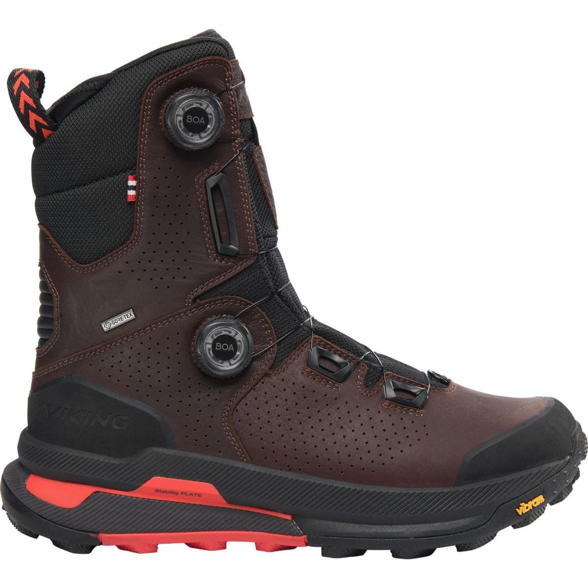 Viking Villrein Pro High GTX BOA Alpinschuh Wasserdichter, atmungsaktiver Trekkingstiefel mit BOA®-System und