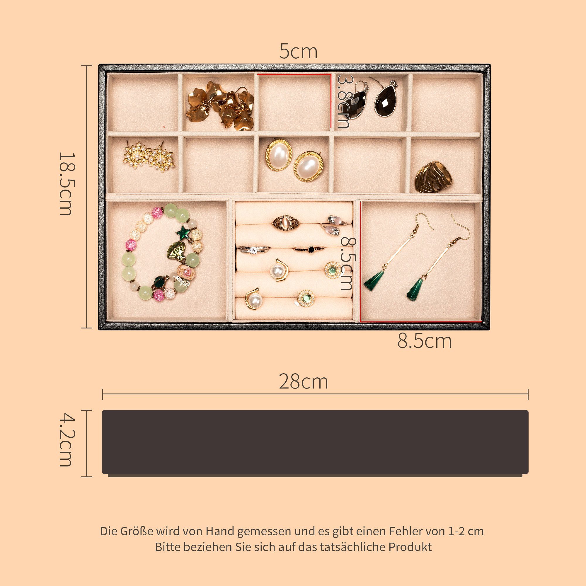 AdelDream Schmuckkasten Schmuckschatulle Schmucktablett günstig online kaufen