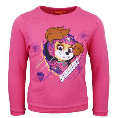 PAW PATROL Pullover & Shorts Paw Patrol Skye Kinder Pullover Sweater Gr. 92 bis 128, in Pink