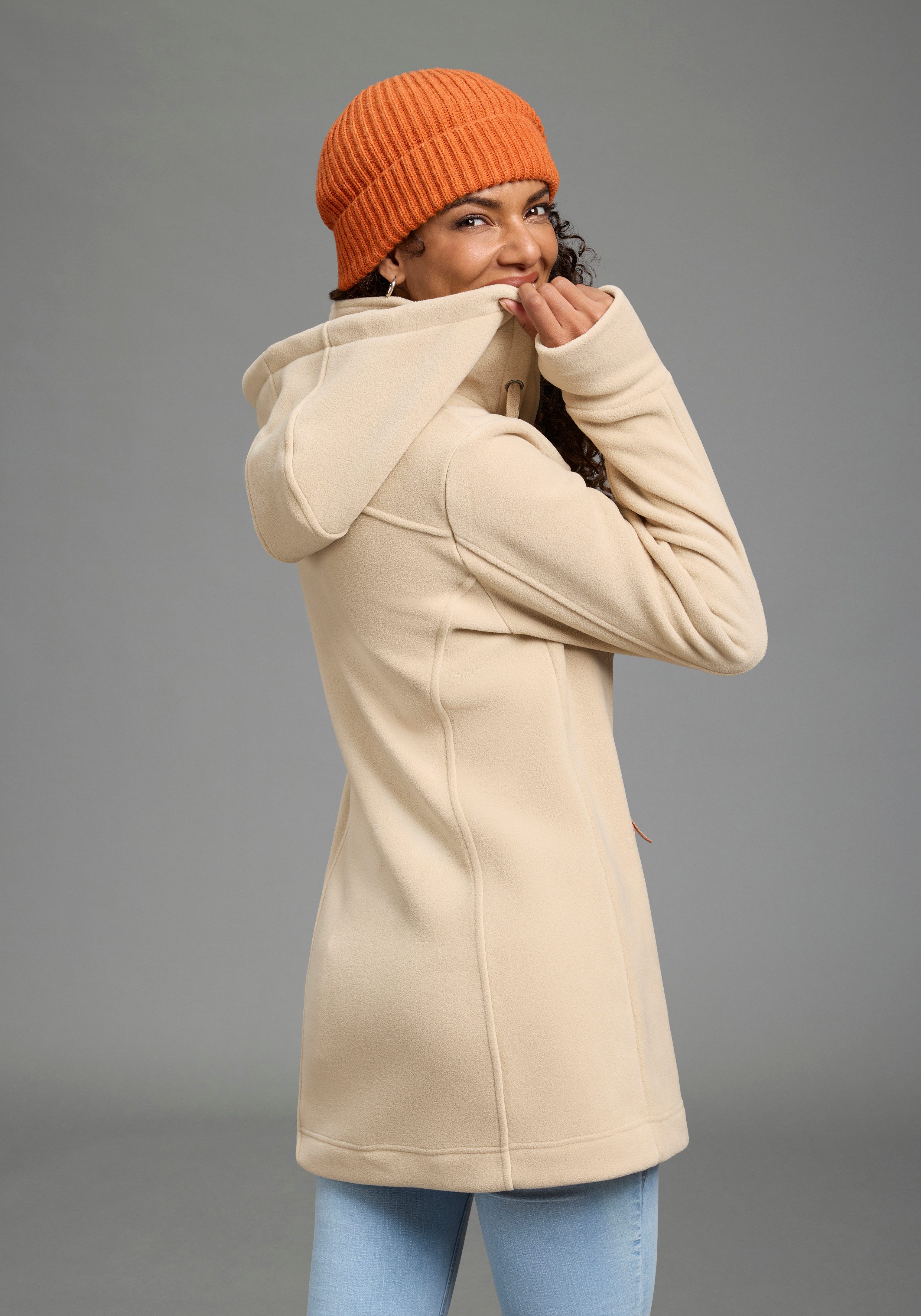 Polarino Fleecejacke aus Fleece, atmungsaktiv, schnell trocknend – Bild 2 von 5