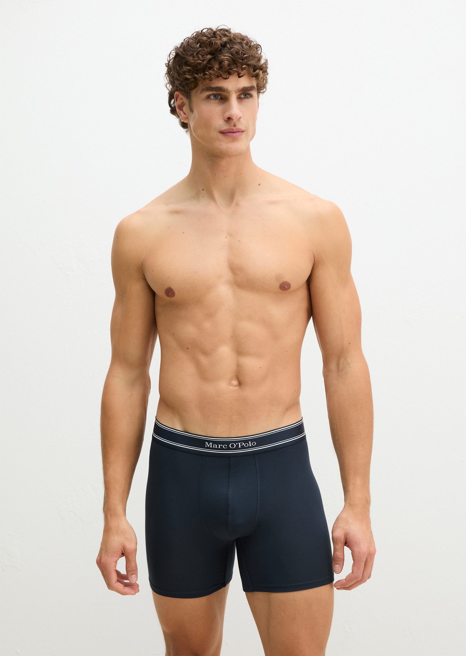 Marc O'Polo Retro Pants Modal (3er Pack) mit etwas längerem Bein, Logobund, ohne Eingriff