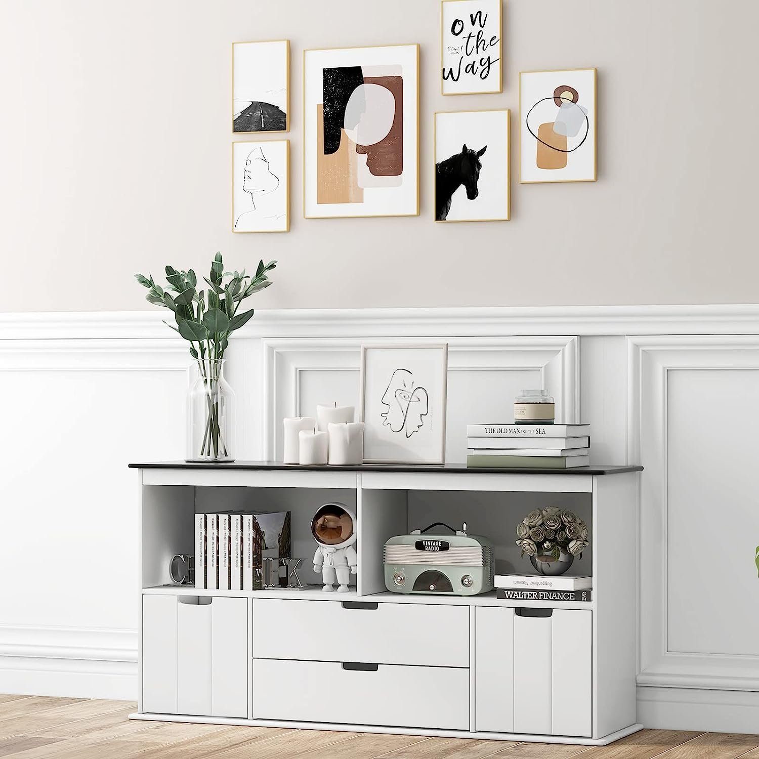 KOMFOTTEU Kinderregal Spielzeugschrank, 121 x 33 günstig online kaufen