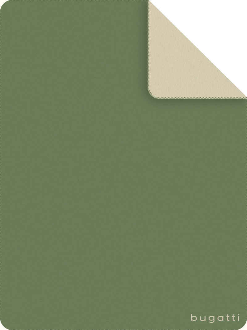 Wohndecke IBENA Wohndecke BUGATTI (BL 150x200 cm) BL 150x200 cm grün Decke, IBENA