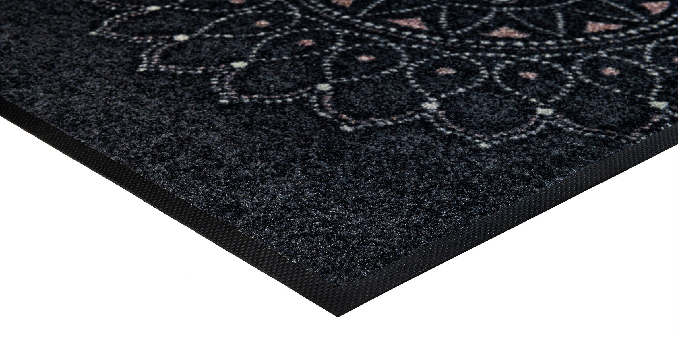 wash+dry by Kleen-Tex Teppich Purnima, rechteckig, Höhe: 7 mm, Mandala Motiv, rutschhemmend, In- und Outdoor geeignet, waschbar – Bild 5 von 5