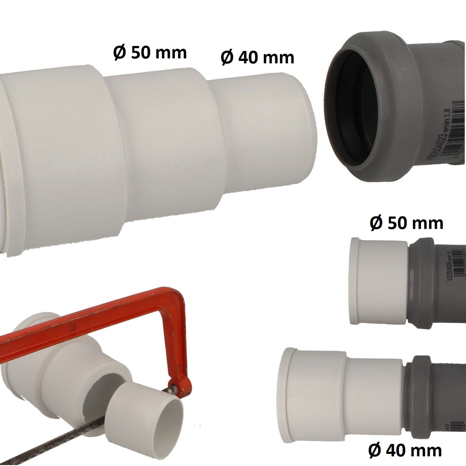 tecuro Siphon, 2 Geräteanschlüsse