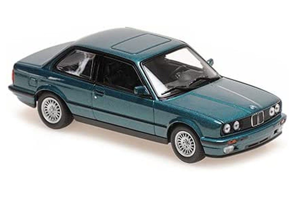 BMW Modellauto BMW 3er E30 M3 1:43 Miniatur Modellauto Auto Grün DIECAST, (1-tlg)