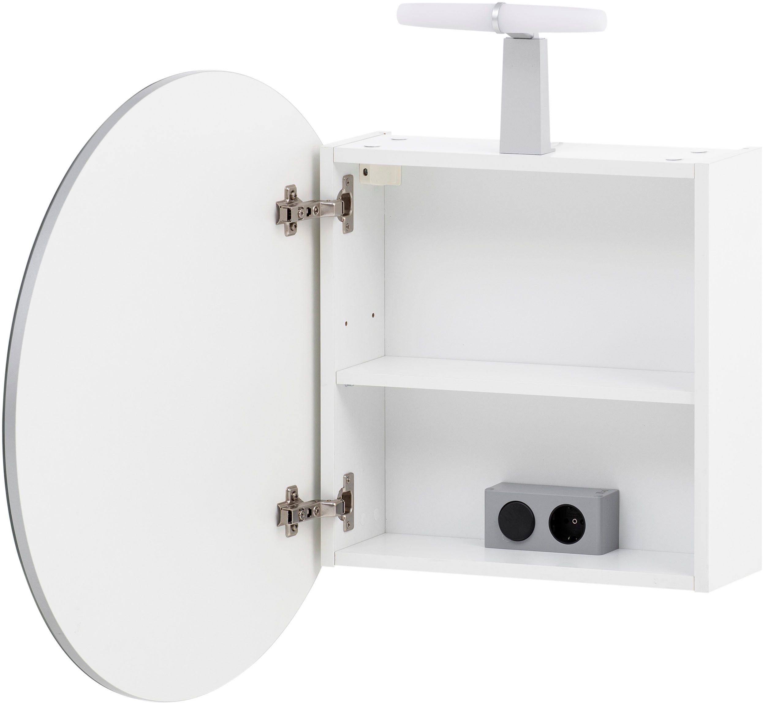 Schildmeyer Spiegelschrank Bjarne, Spiegelelement, Made in Germany, B: 65 cm Solide Verarbeitung - Dieses Produkt ist in Deutschland gefertigt