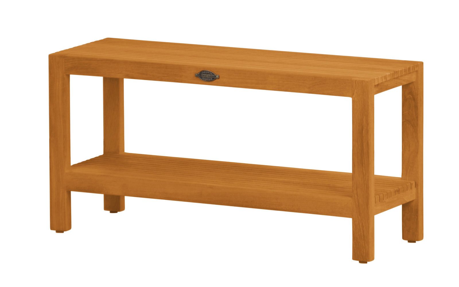 Kai Wiechmann Badregal Holz Regal Bella auch als Bad Sitzbank Massivholz Badezimmerregal, Premium Teakholz, Anti-Rutsch-Füße, pflegeleicht, schnelltrocknend