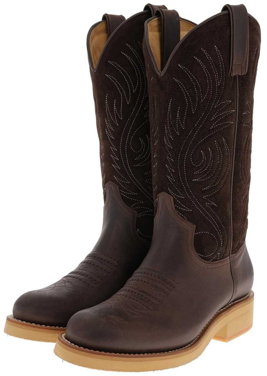 FB Fashion Boots CATTLE-S Dunkelbraun Cowboystiefel Damen Westernreitstiefel