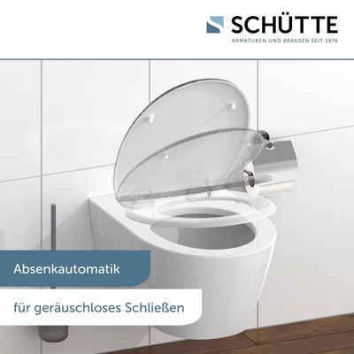 Schütte WC-Sitz Industrial Grey, Duroplast, mit Absenkautomatik