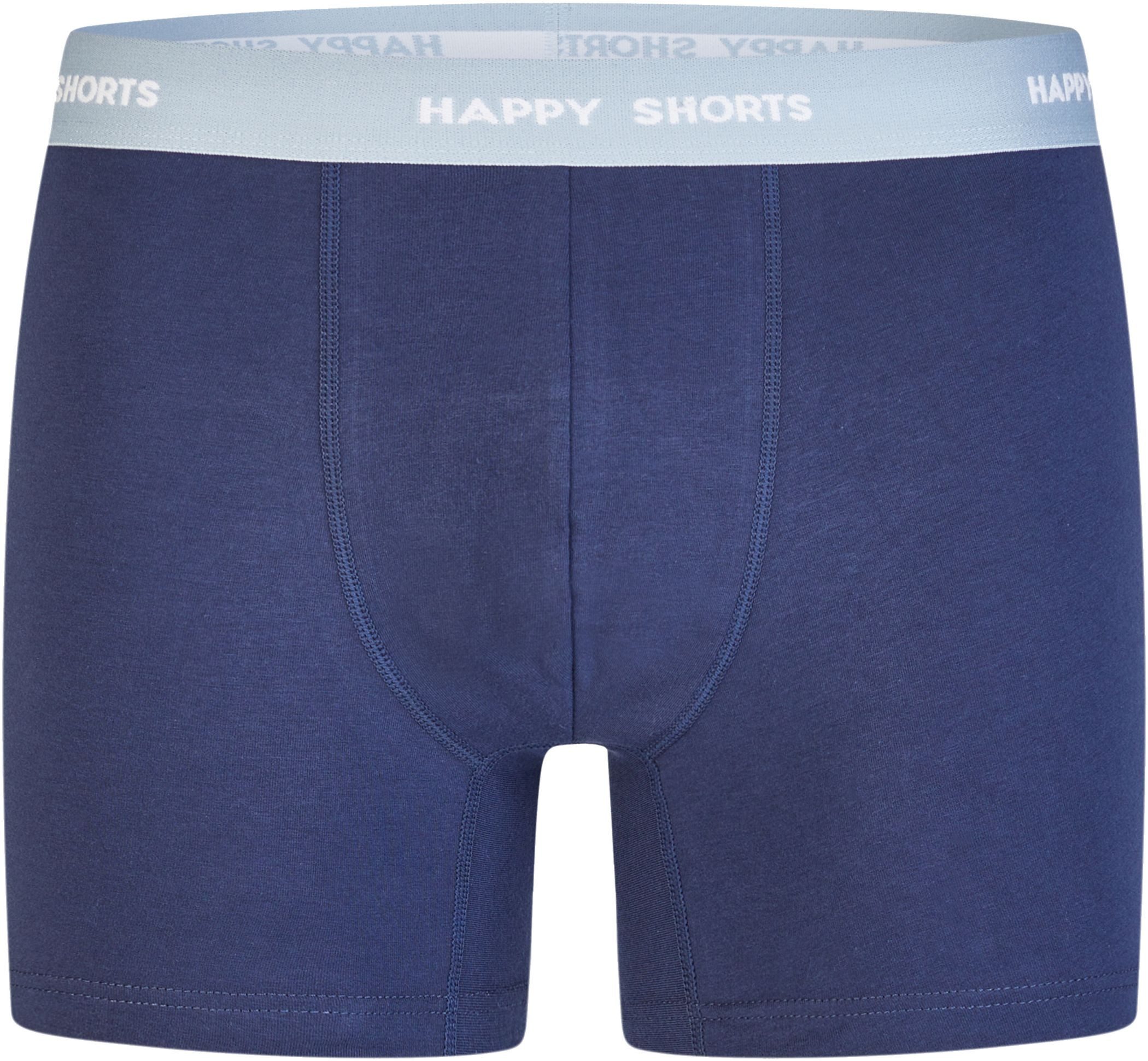 HAPPY SHORTS Trunk 2 Happy Shorts Jersey Trunk Herren Boxershorts Pant Camouflage - Navy (1-St)