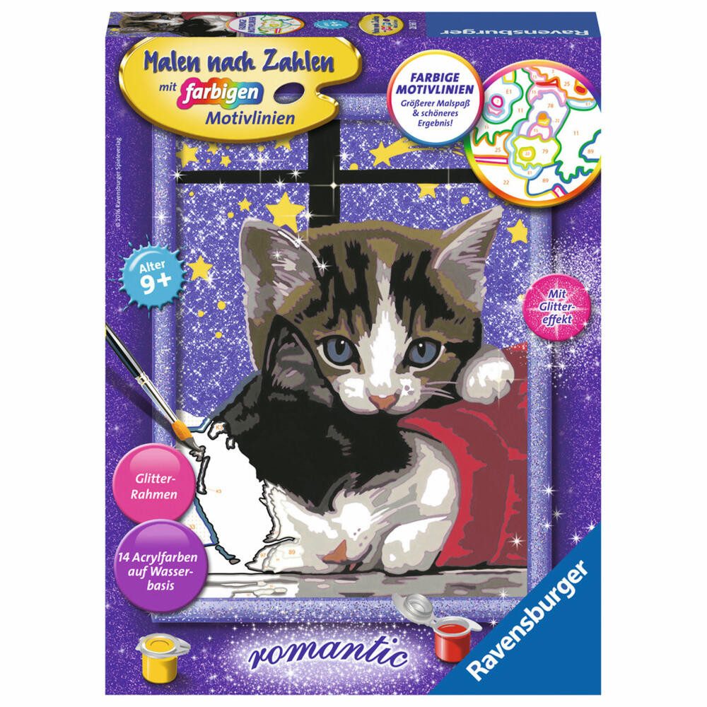 Ravensburger Раскрась по номерам Kuschelnde Kätzchen