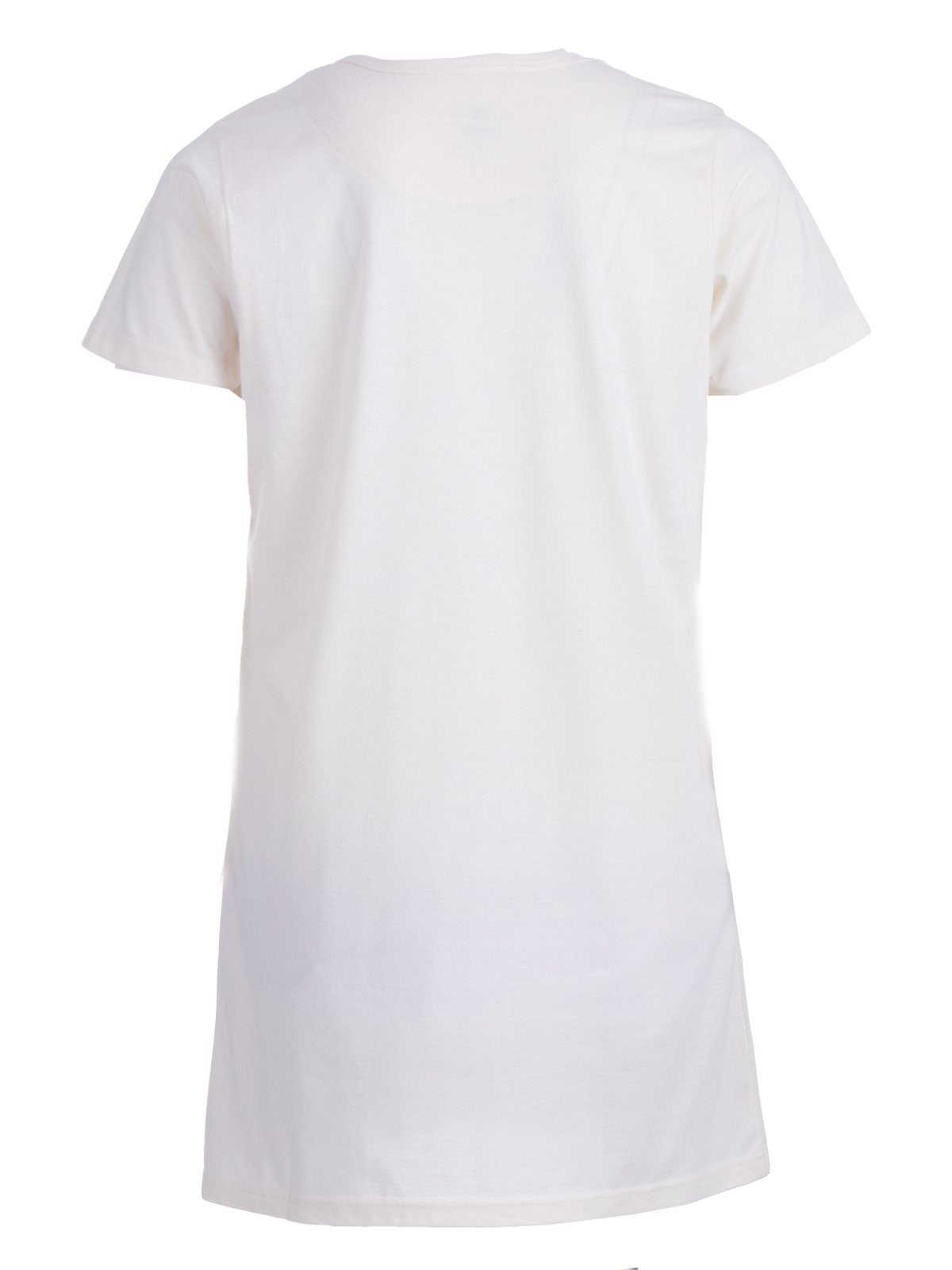 NAP - Nachthemd off-white Nachthemd zeitlos Kurzarm