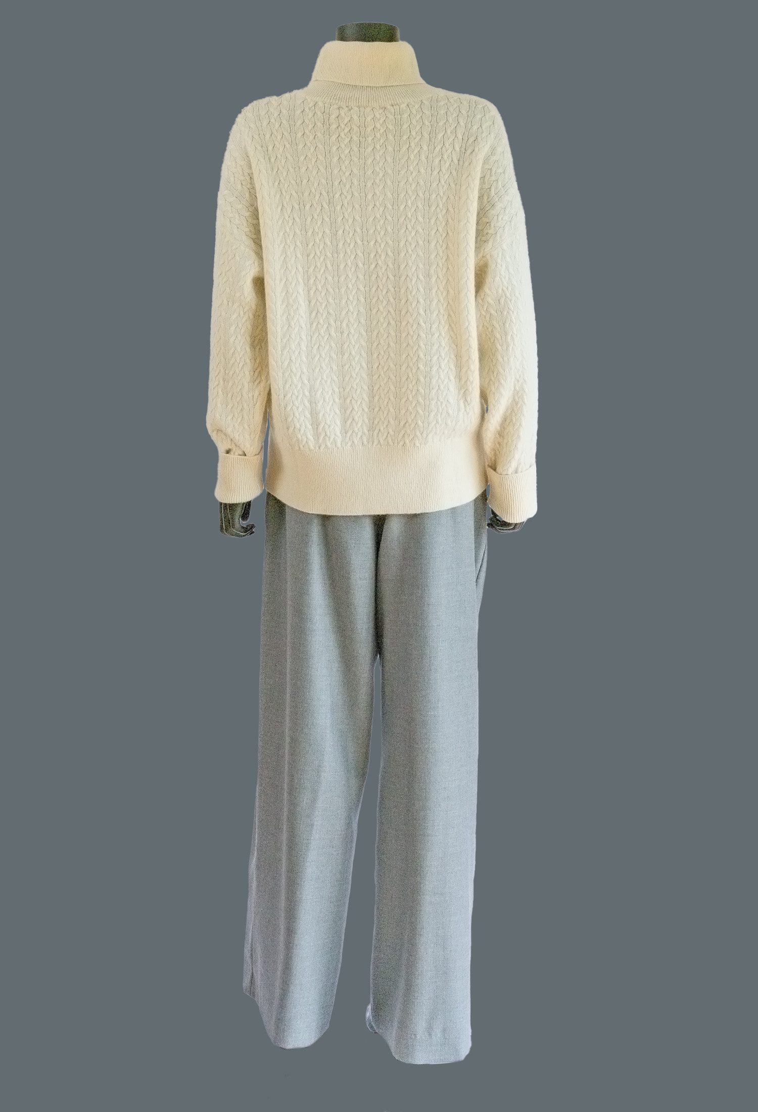 Ariun Kaschmirpullover mit Zopfmuster