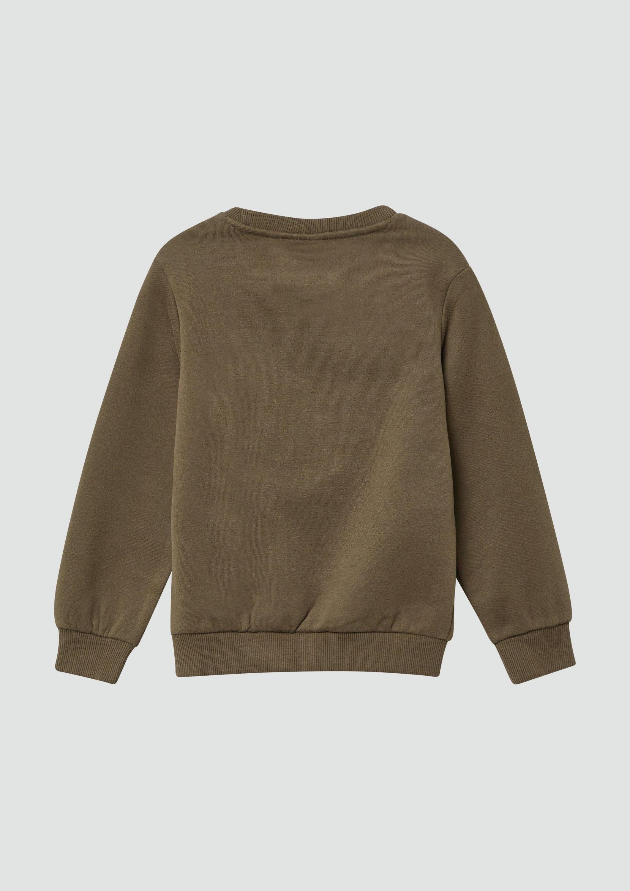 s.Oliver Sweatshirt Sweatshirt Kuscheliges Sweatshirt mit Fotoprint – Bild 2 von 4