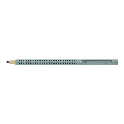 Faber-Castell Bleistift Jumbo Grip, B (weich), Dreikant mit Soft-Grip-Zone