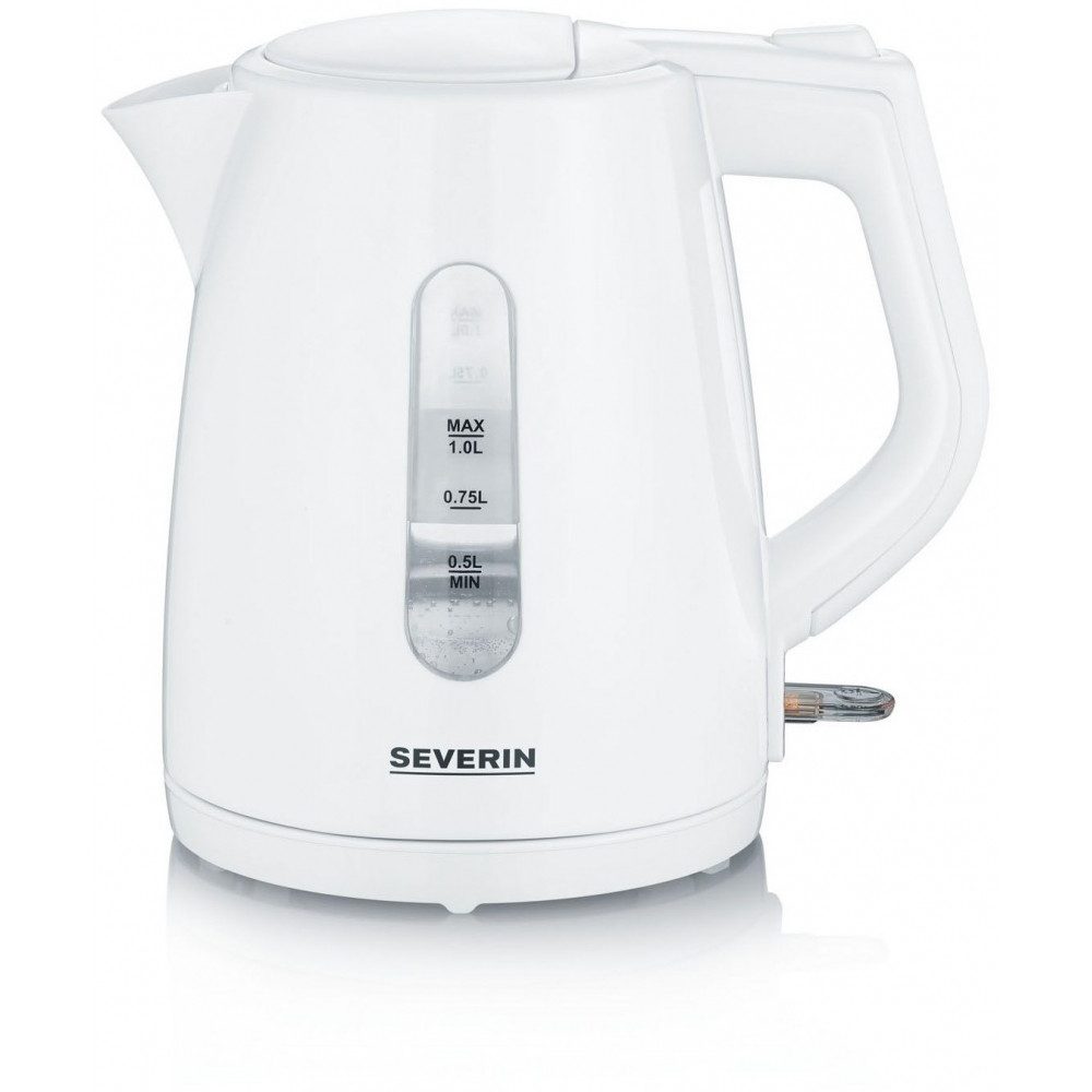 Severin Елктрочайники WK 3411 Елктрочайники in Weiß., 1 l, 2200 W, 360° Schwenksockel