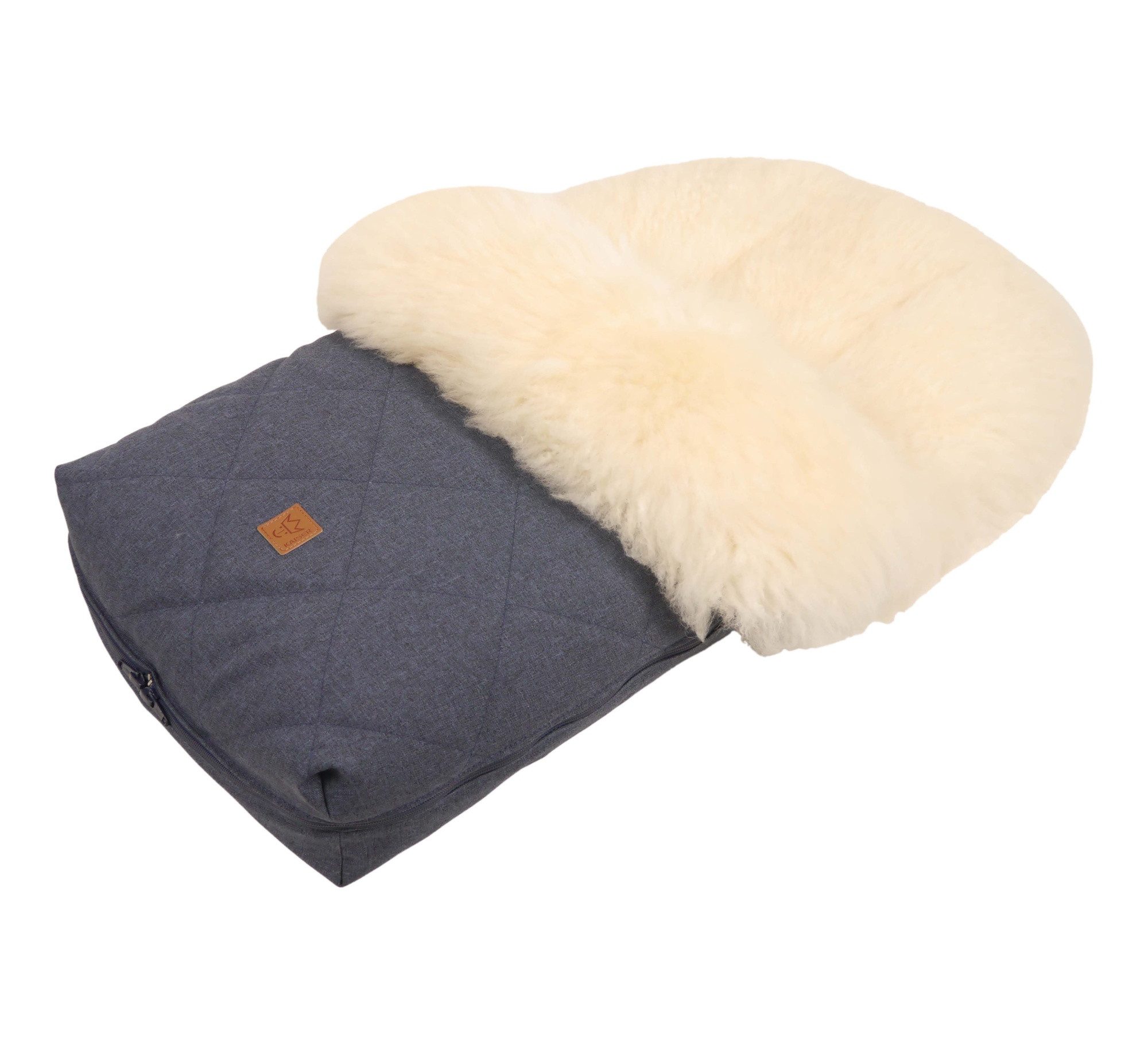 Kaiser Fußsack Nelly Ltd. Edition Lammfell Fußsack, Lammfell milky sand