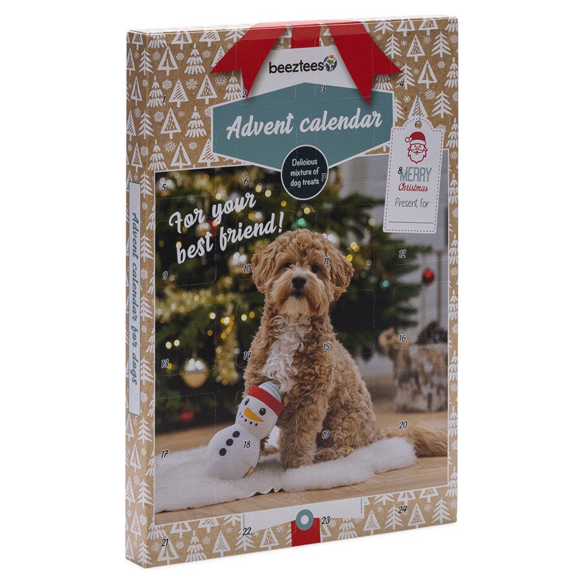 Beeztees Adventskalender Paw für Hunde, Snack für: Hund