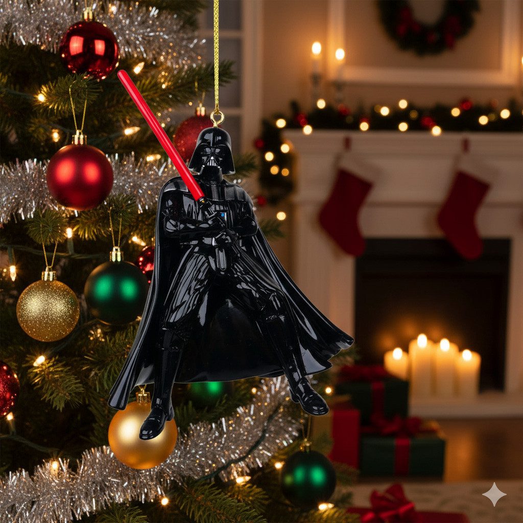 Disney Weihnachtsfigur Christbaumkugel Star Wars 3D Darth Vader 11 cm Baumschmuck Weihnachten