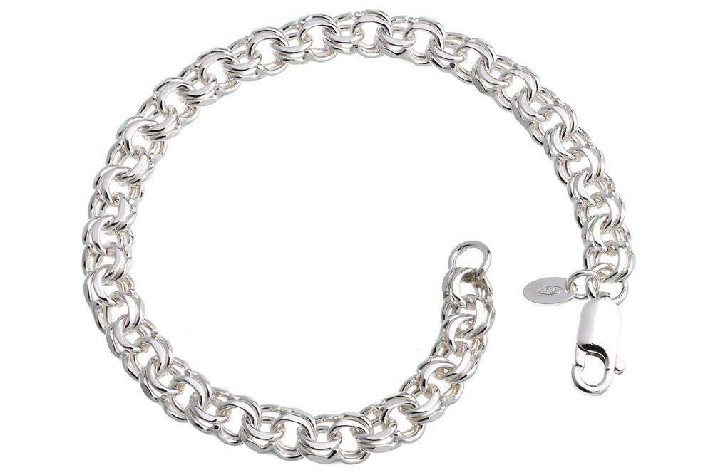 Silberkettenstore Silberarmband Garibaldikette Armband 7mm - günstig online kaufen