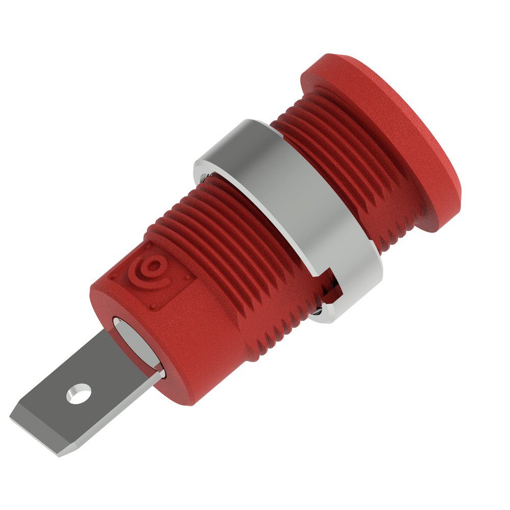 Electro PJP 3266-C-CD1-R Sicherheits-Laborbuchse Stift-Ø: 4 mm Rot 1 Labor-Netzteil