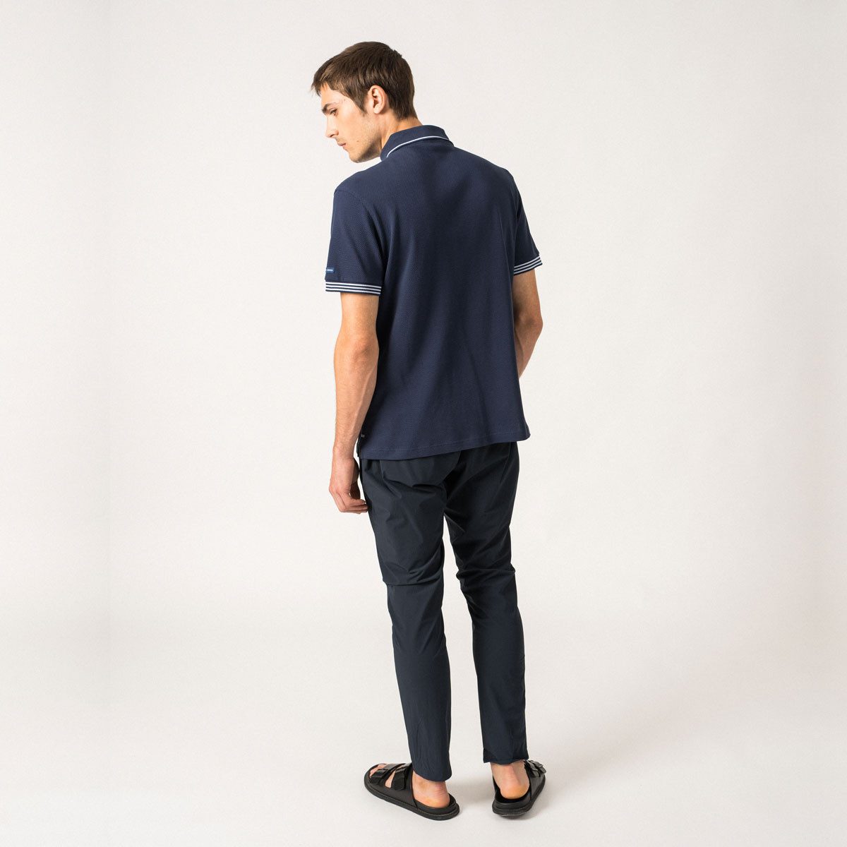 Saint James Poloshirt 3279 Herren Kurzarm Poloshirt Pacome mit Kontrastkragen