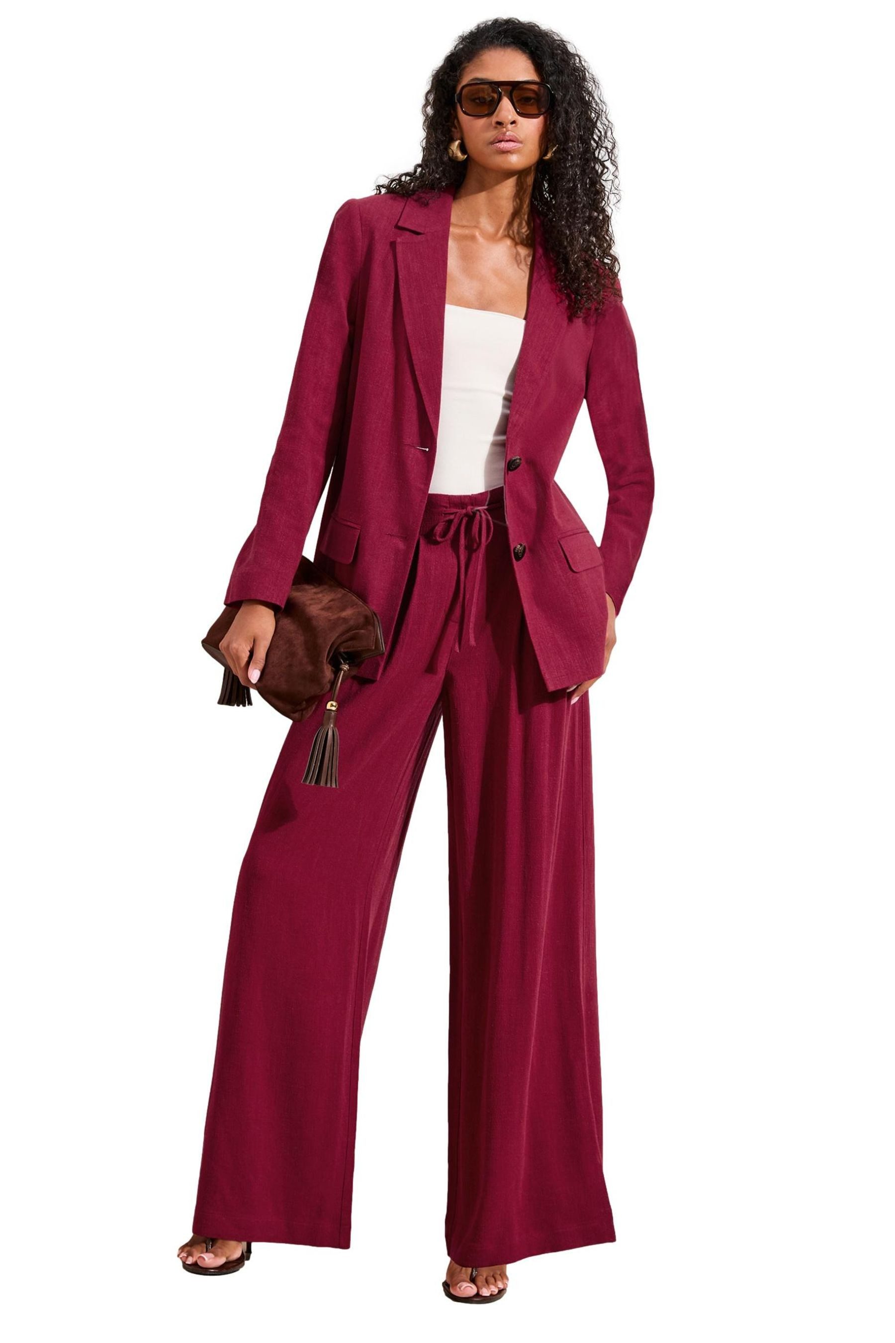 Friends Like These Jackenblazer Friends Like These Blazer mit Leinen, Regular (1-tlg)