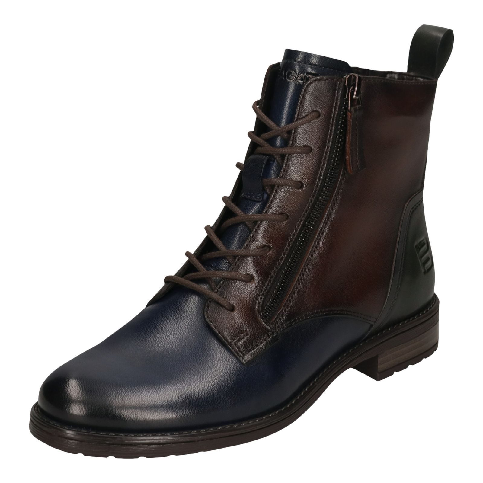 BAGATT TT.BAGATT Damen Stiefelette D11-AFS3K-4141-4181 dark blue multicolour Stiefelette
