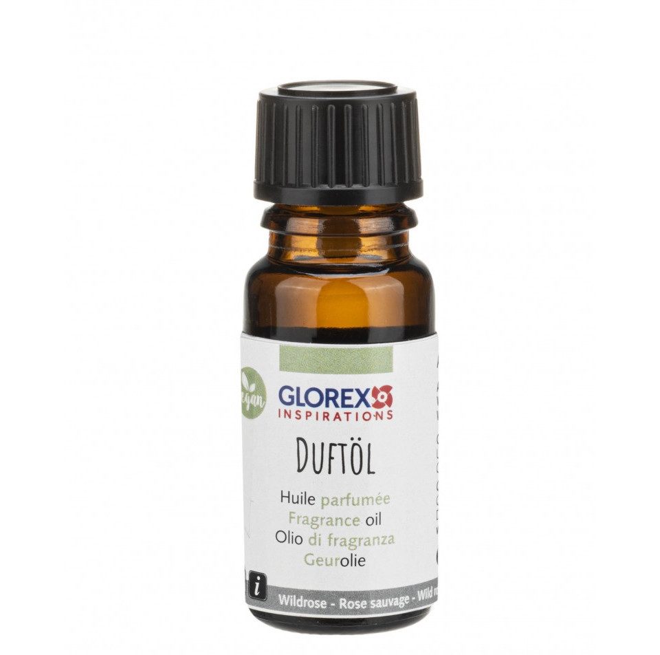 Glorex Bastelnaturmaterial Parfümöl 10 ml Wildrose
