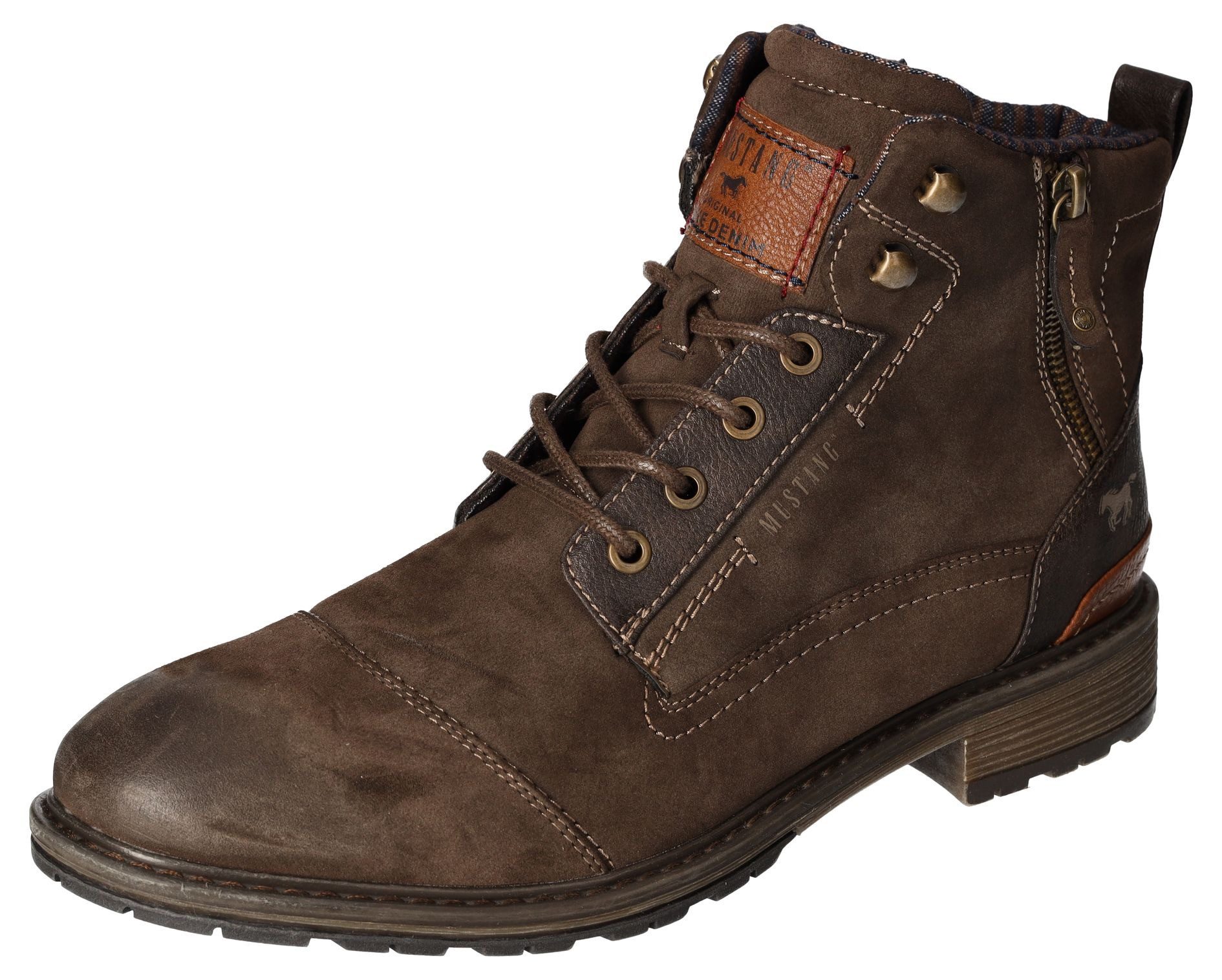 Mustang Shoes Schnürboots Winterboots, Casual Stiefel günstig online kaufen