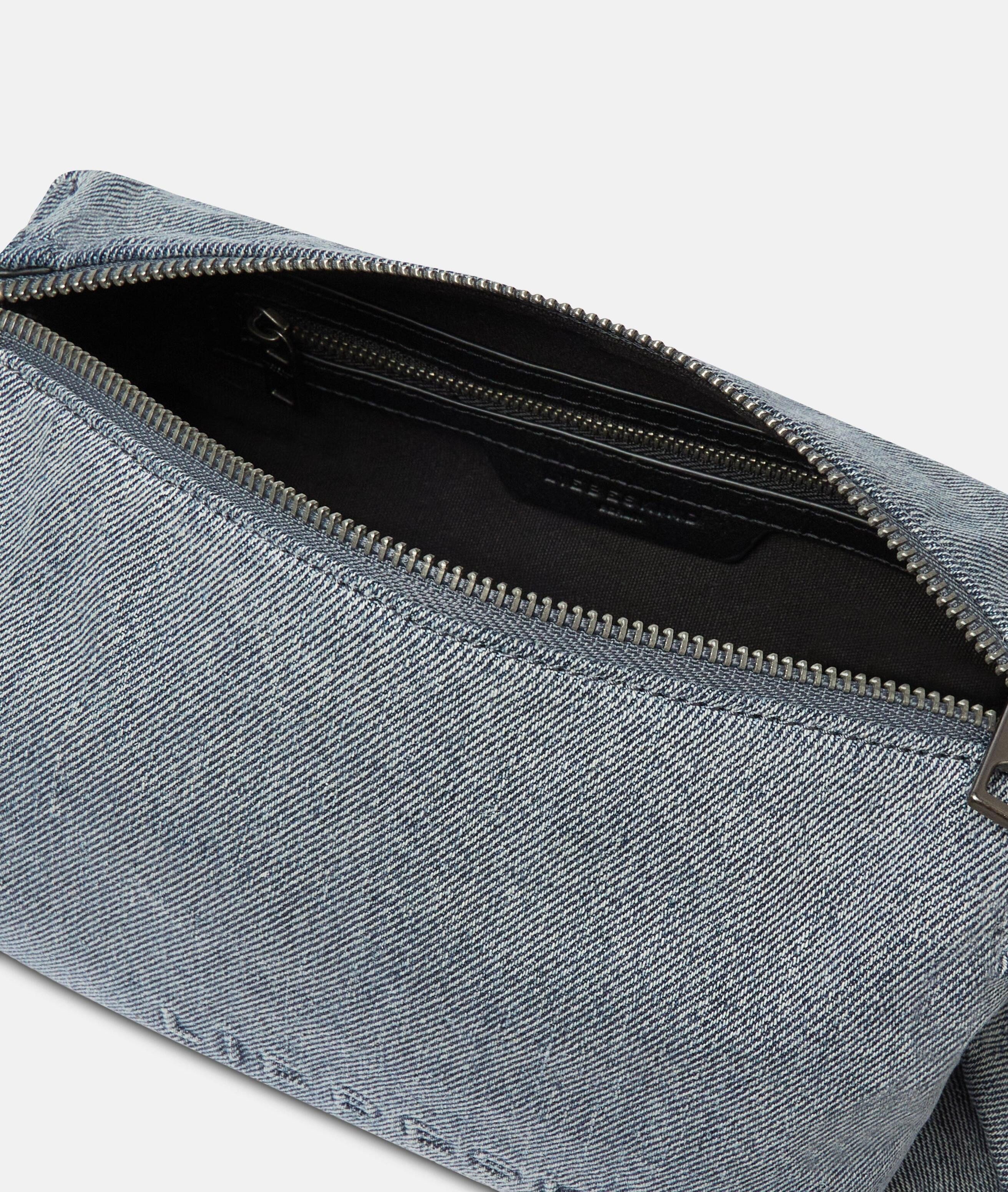 Liebeskind Berlin Umhängetasche Denim Elvira Camera-Bag S, Geräumige Umhängetasche aus Denim