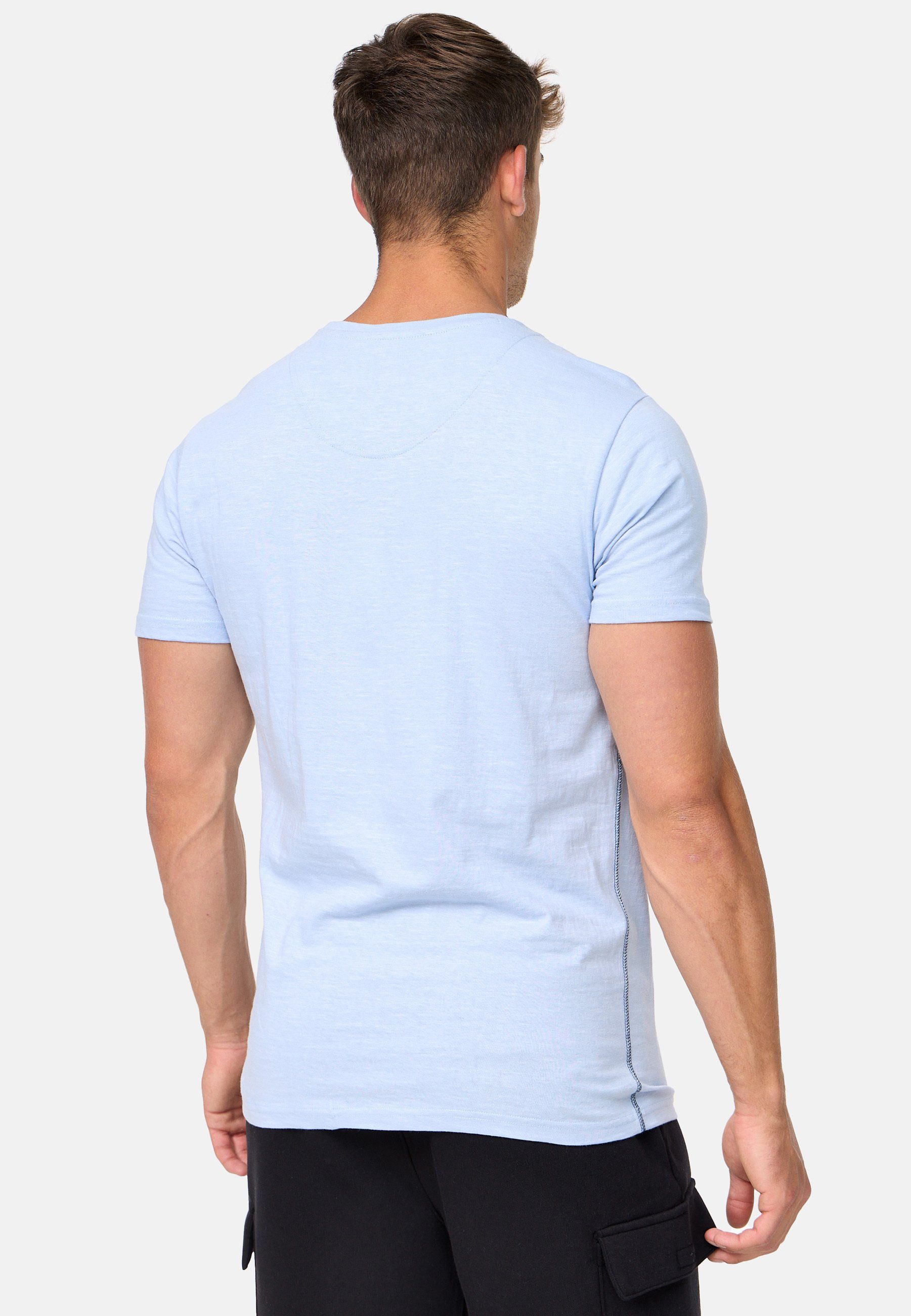 Indicode Blaine T-Shirt Hellblau