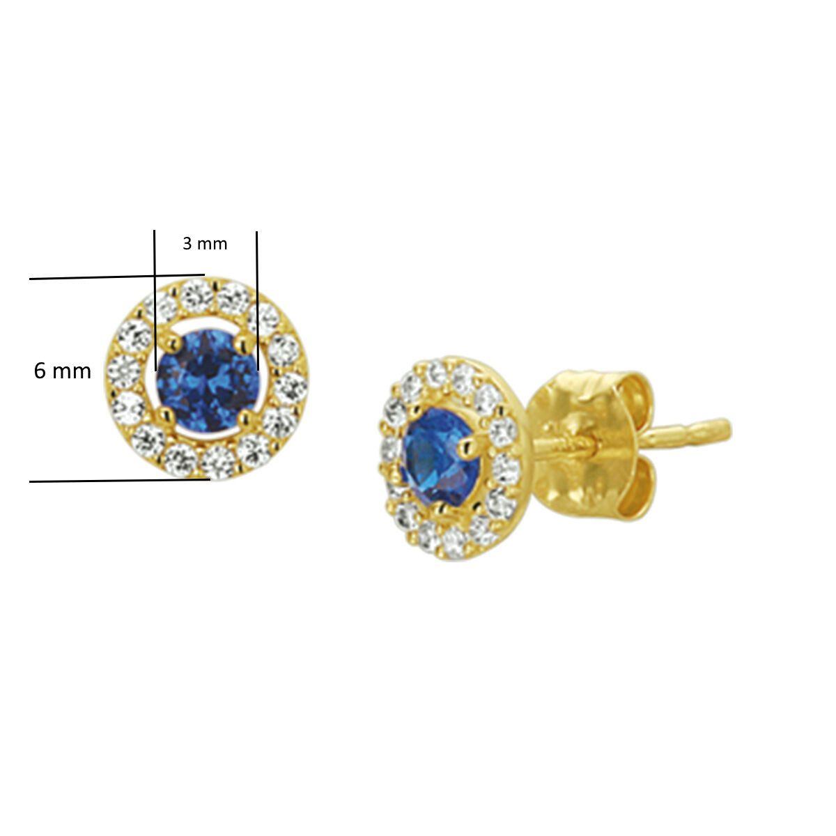 NICEANDnoble Paar Ohrstecker 585er Gelbgold Ohrstecker günstig online kaufen