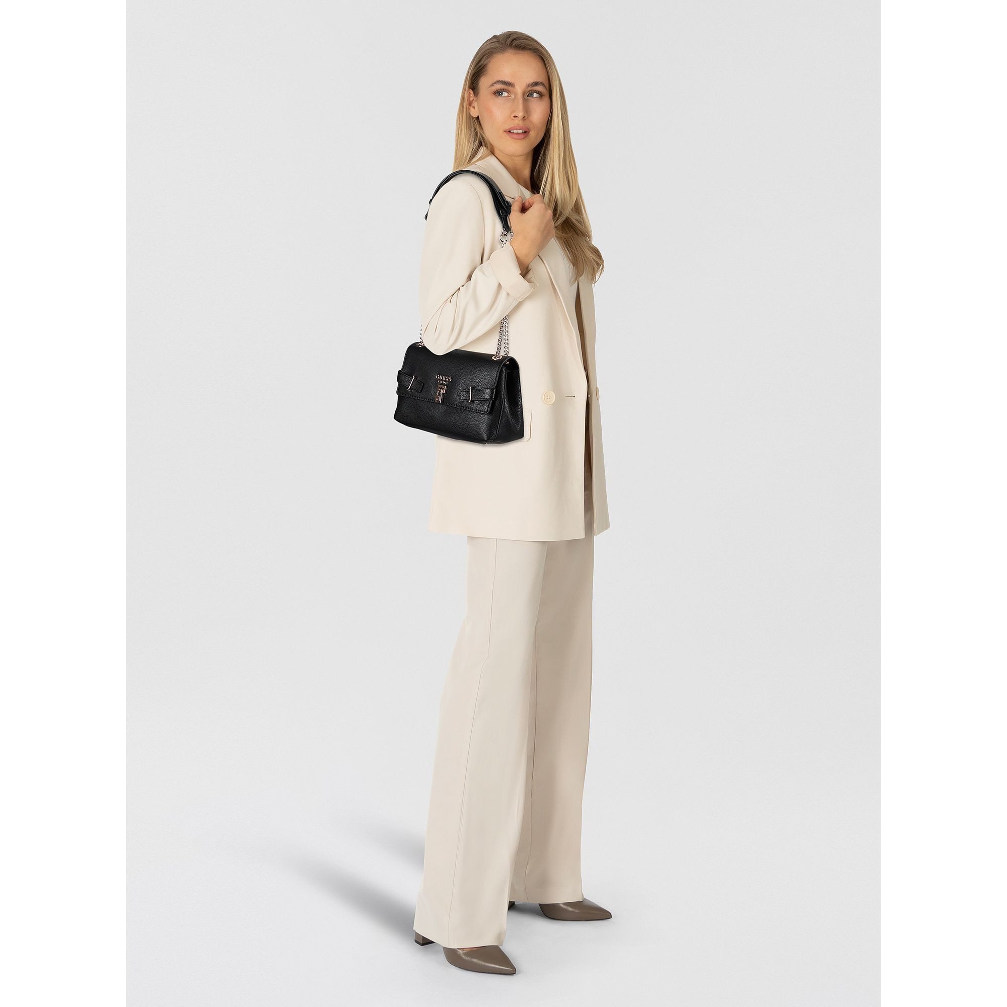 Guess Schultertasche Yesba, Polyurethan günstig online kaufen