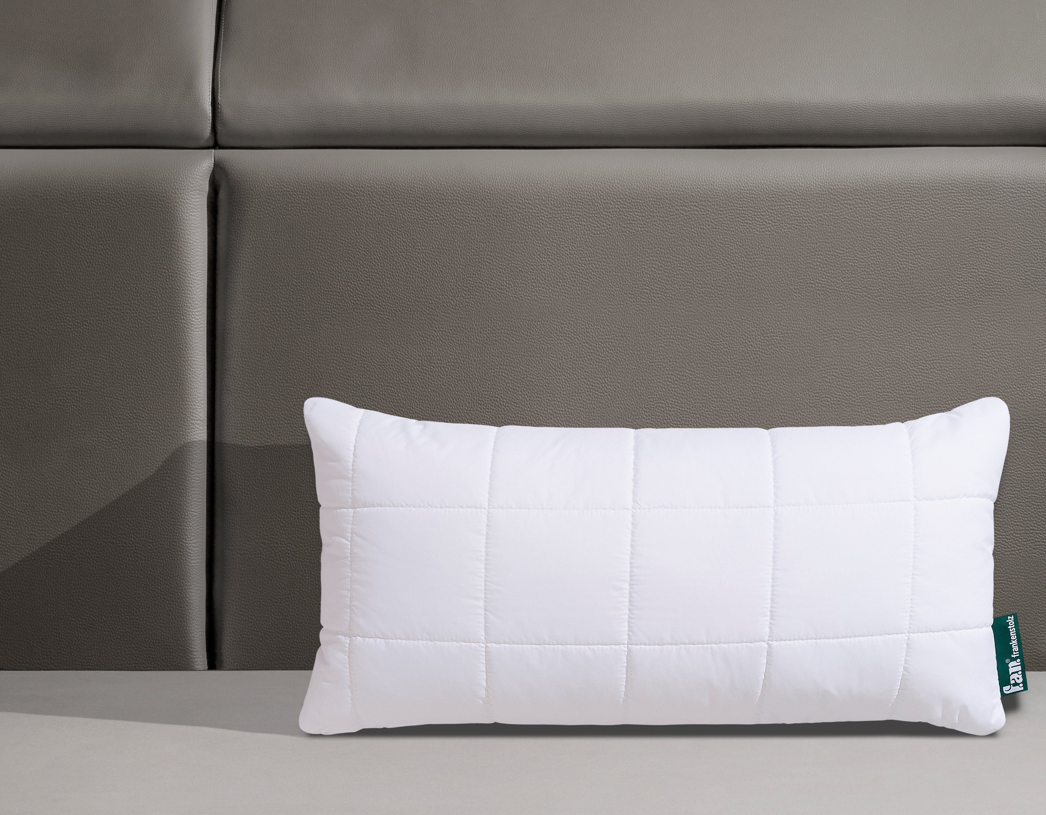 fan Microfaserkissen Stützendes Kopfkissen Komfort Plus XXL-Warm, in 40x80 oder 80x80 cm, flauschig, kuscheliges Kopfkissen