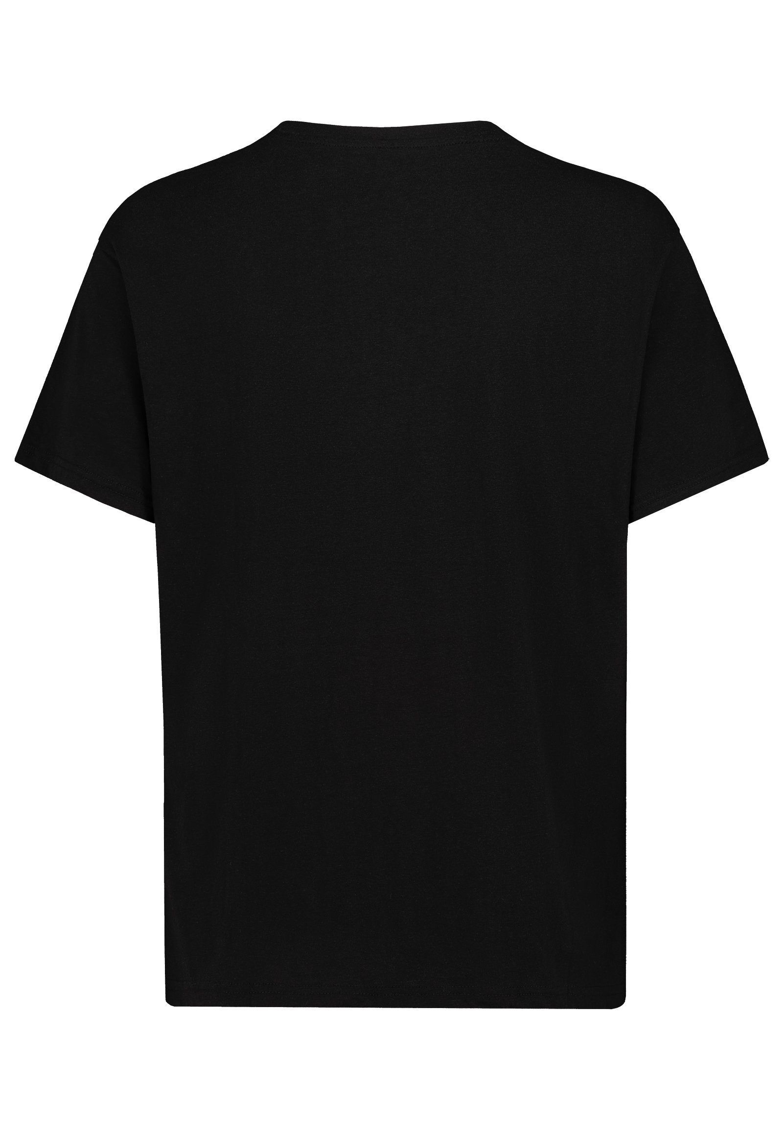 black T-Shirt Print DOGS T-Shirt mit SUBLEVEL