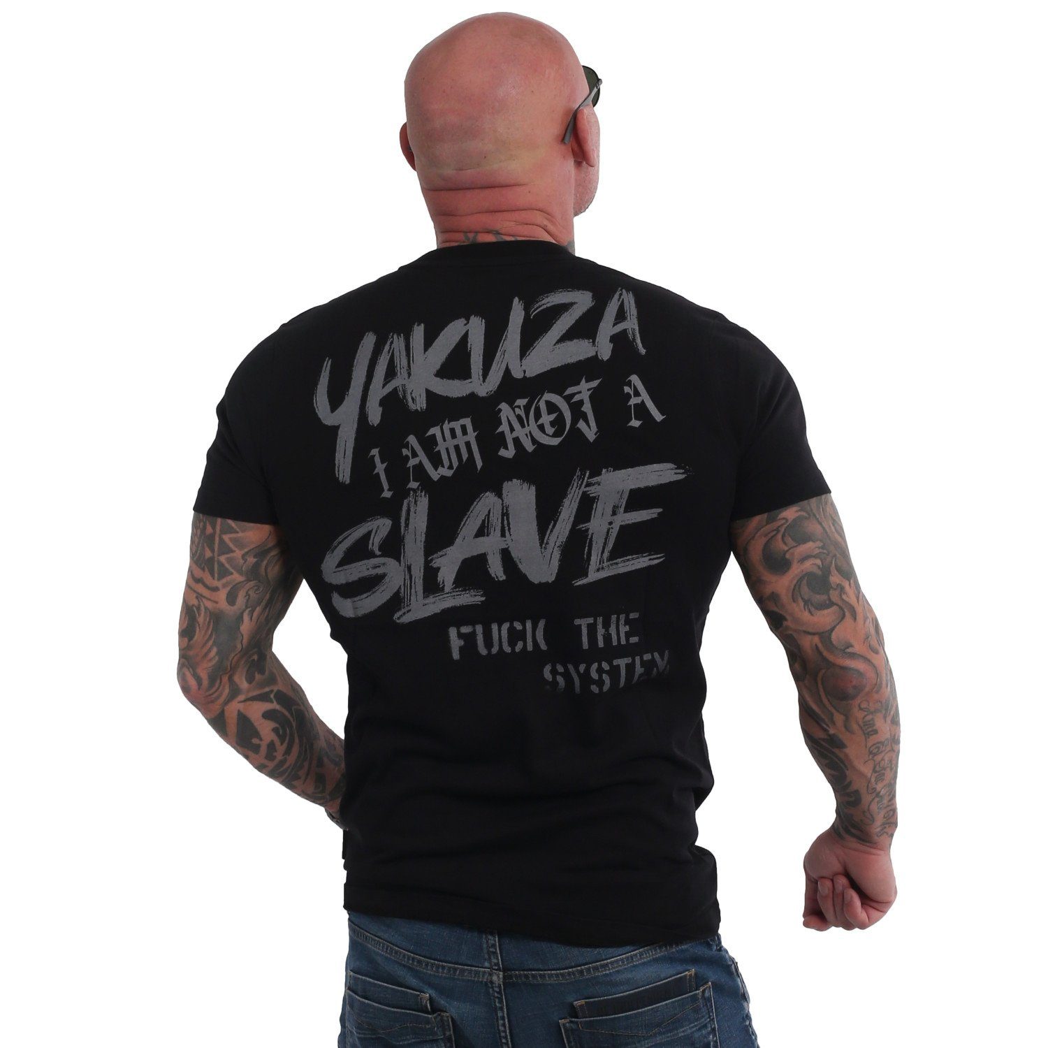 Not Slave A schwarz YAKUZA T-Shirt