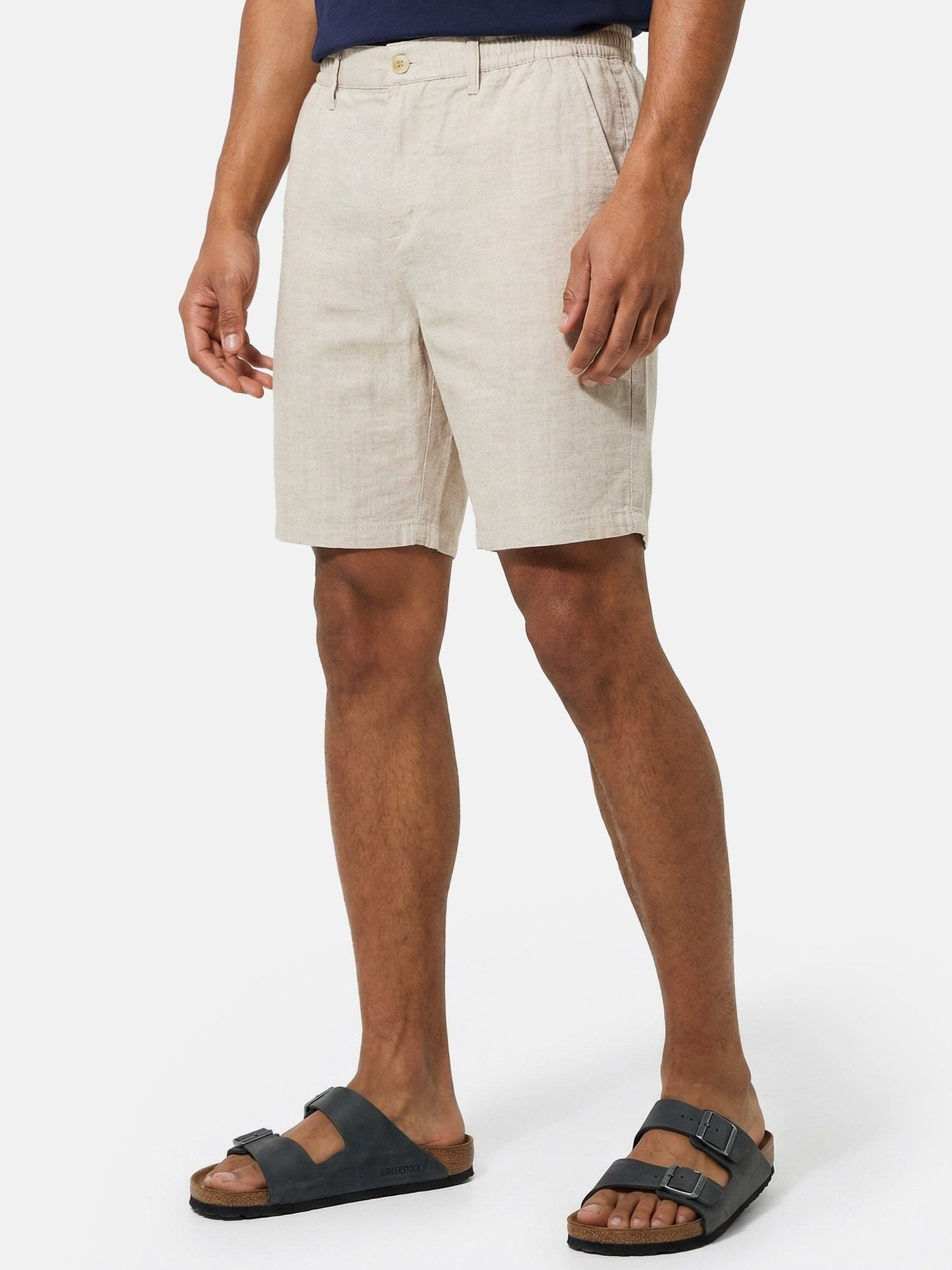 Tazzio Leinenhose A212 kurze Leinen Hose im Clean-Look – Bild 4 von 5