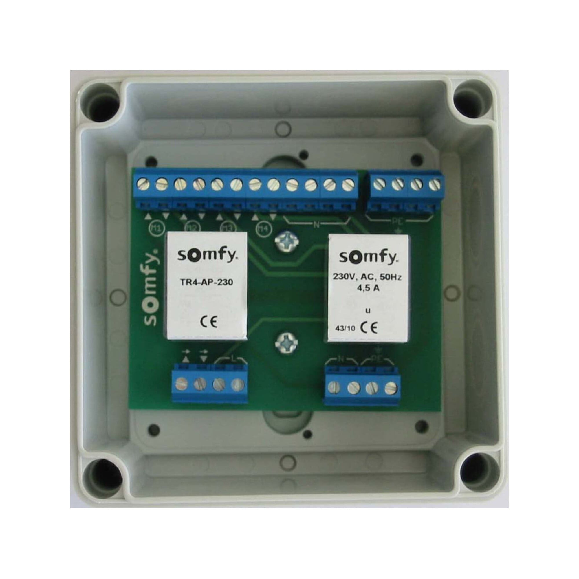 Somfy Filterpumpen Somfy Trennrelais TR4-AP-230 für 4 Antriebe 1822293