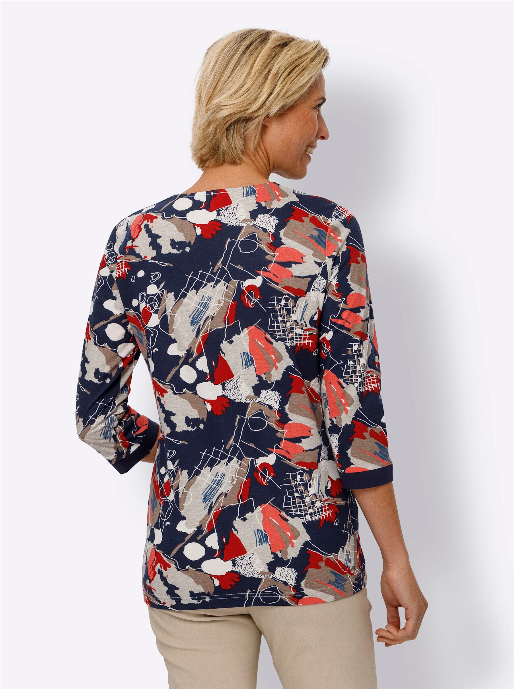 Sieh an! T-Shirt 2-in-1-Shirt 3/4-Arm günstig online kaufen