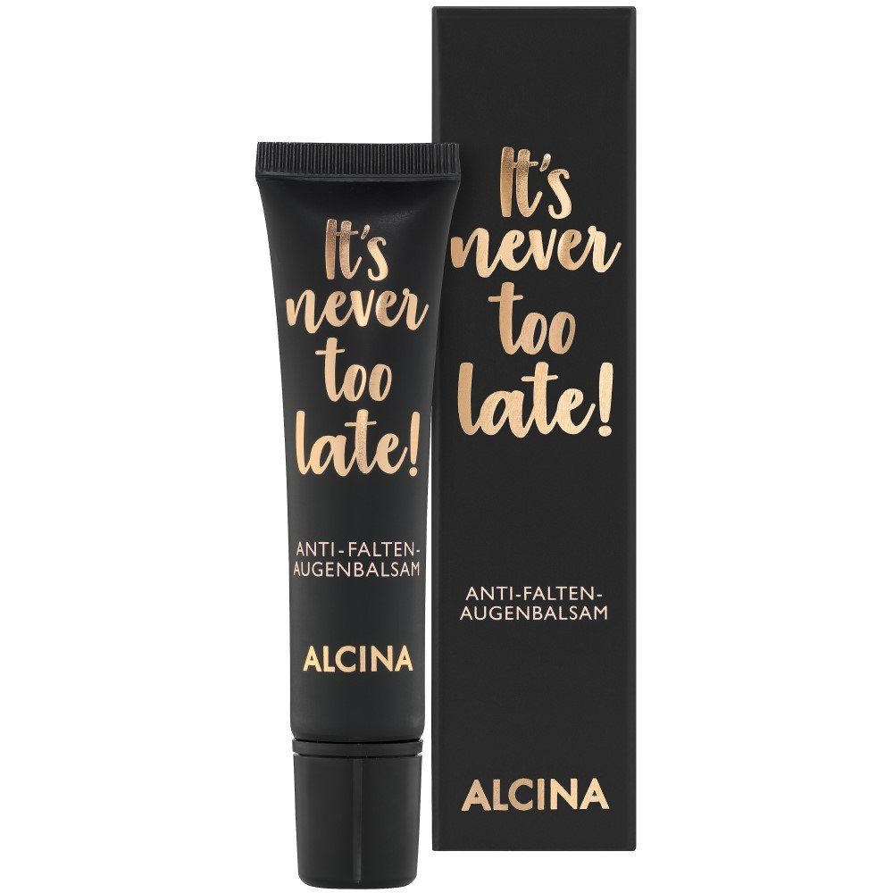 ALCINA Anti-Falten-Serum Alcina It's ml 15 never too Anti-Falten-Augenbalsam late