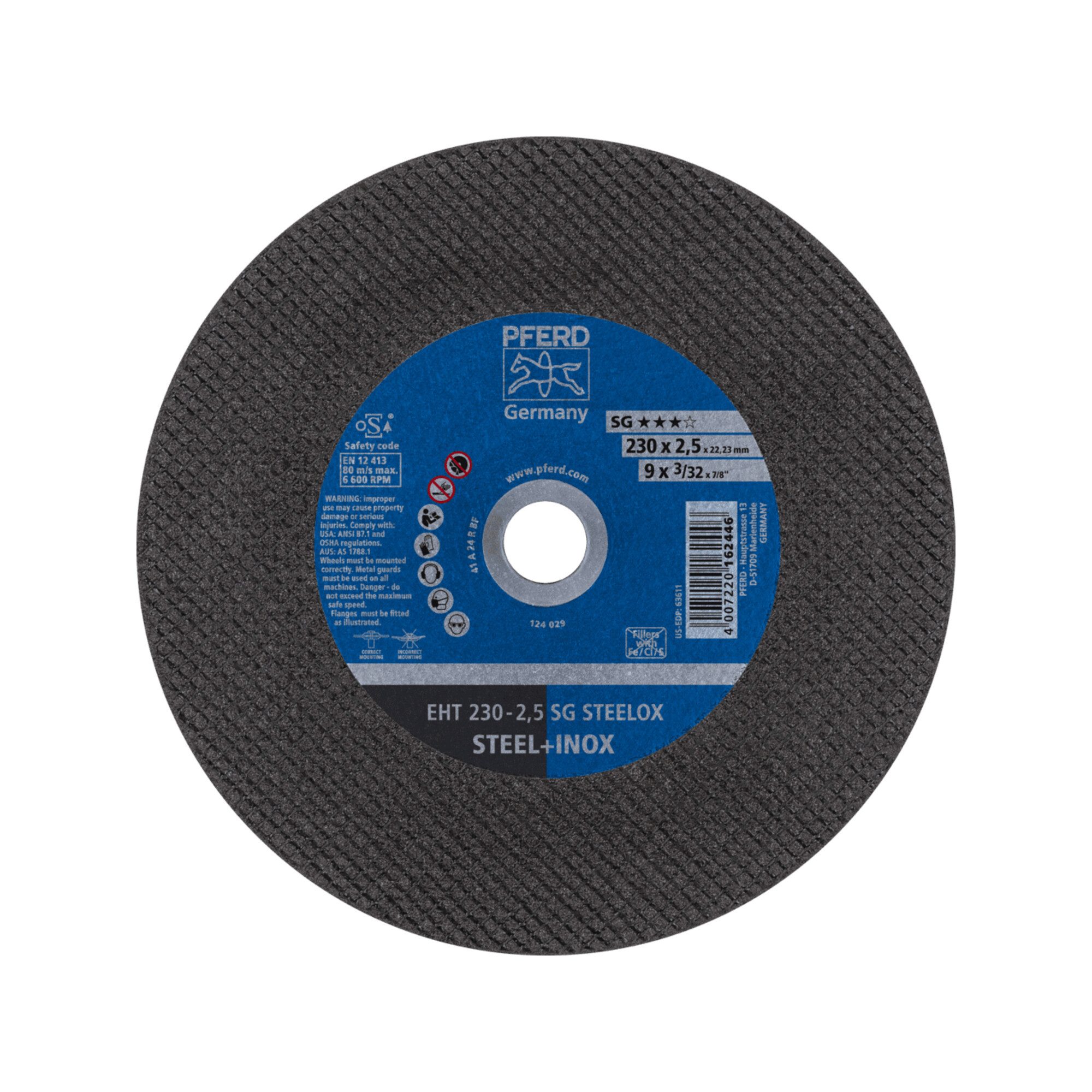Pferd Trennscheibe PFERD TOOLS Trennscheibe EHT 230x2,5x22,23 mm gerade Leistungslinie SG