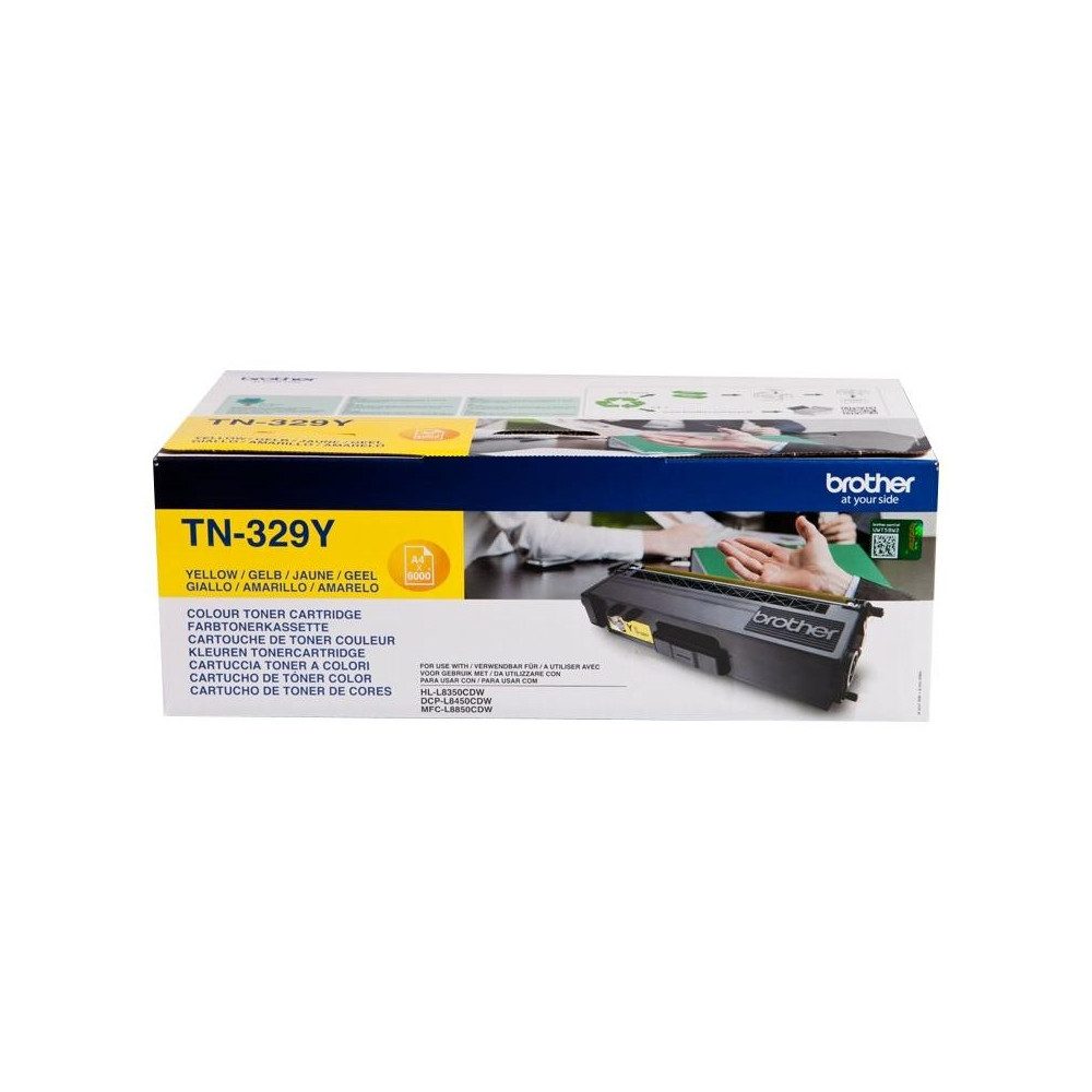 Thumbnail - Brother Tonerkartusche Brother TN-329 Gelb Tonerkartusche für DCP-L8450CDW, (Original Tonerkartusche), Umweltfreundliche...