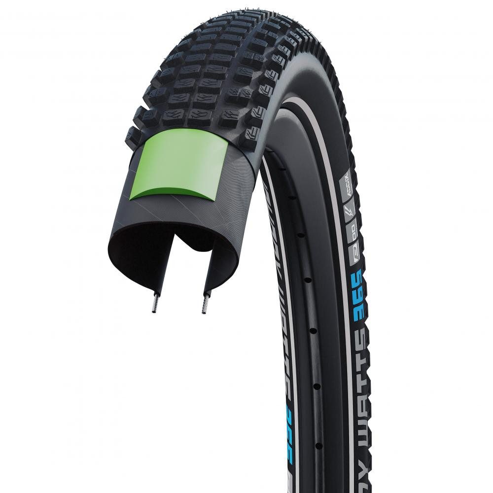 Schwalbe Fahrradreifen Schwalbe Reifen Johnny Watts 365 29x2.35 60-622 schwarz Reflex E-50 HS