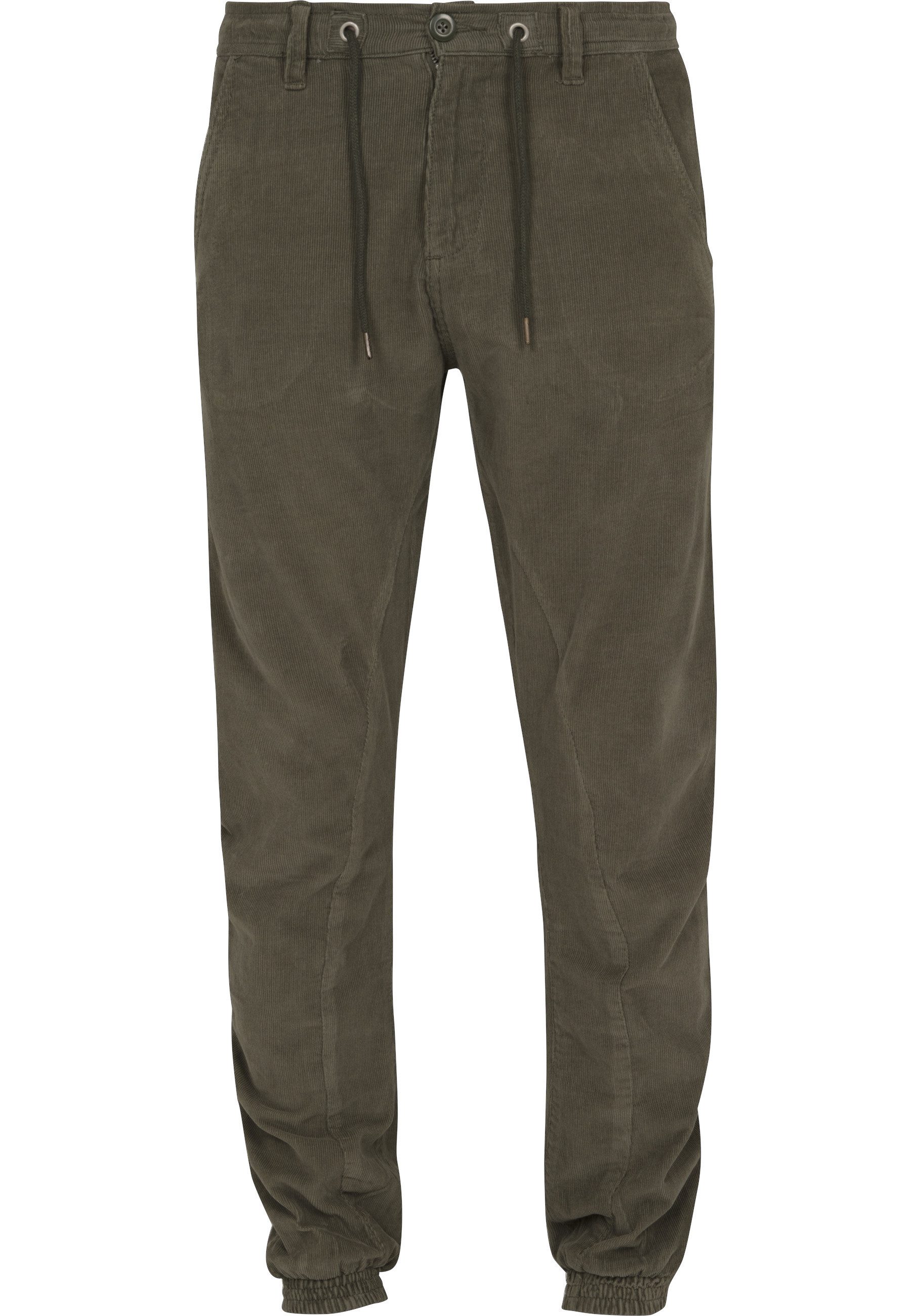 URBAN CLASSICS Stoffhose Urban Classics Herren Corduroy Jog Pants (1-tlg)